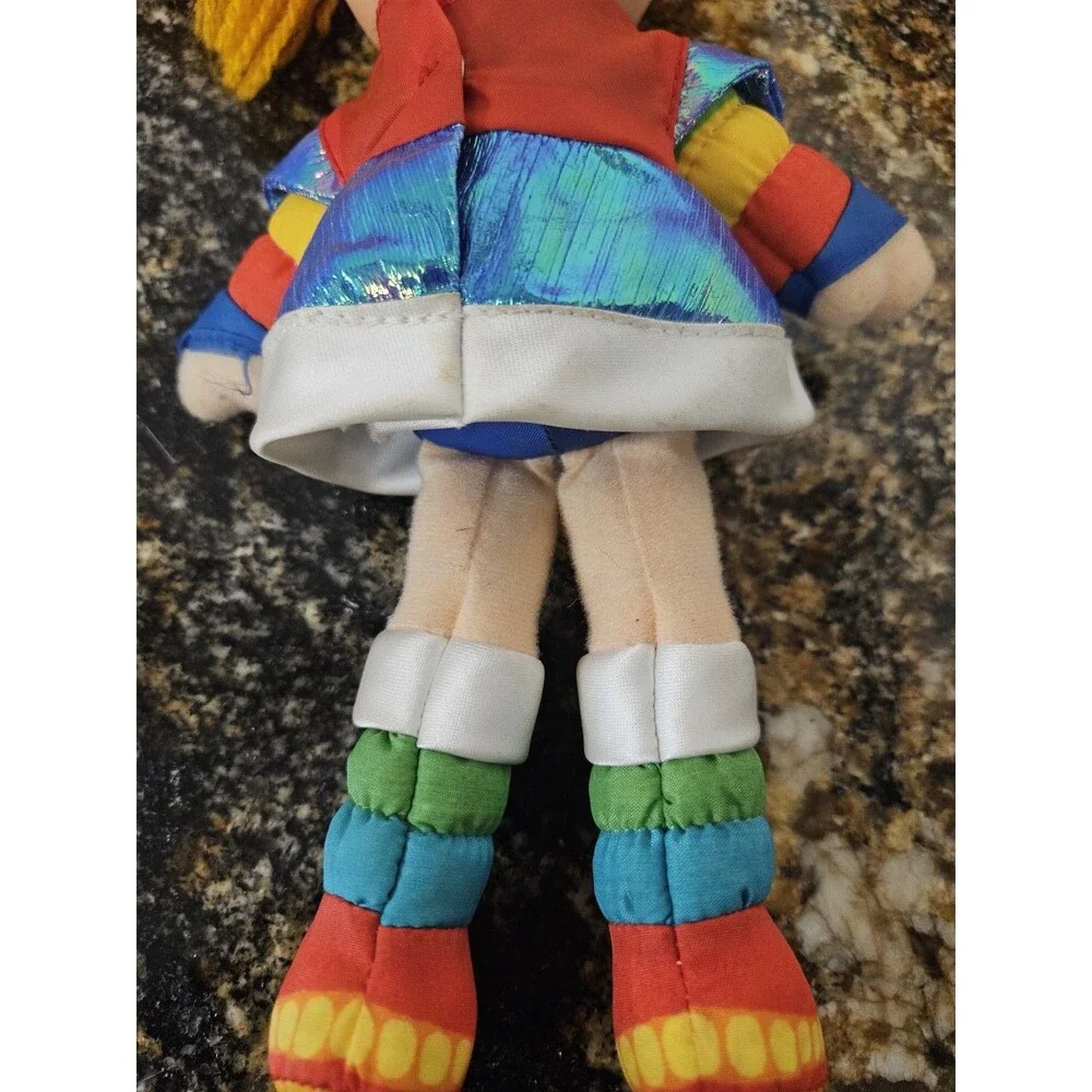 Vintage 1983 Rainbow Brite Dolls Lot of 2 - Original Mattel Hallmark- Bendy